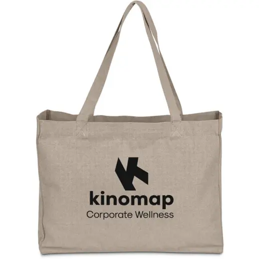 Okiyo Subarashi Recycled Canvas Tote - Stone Main